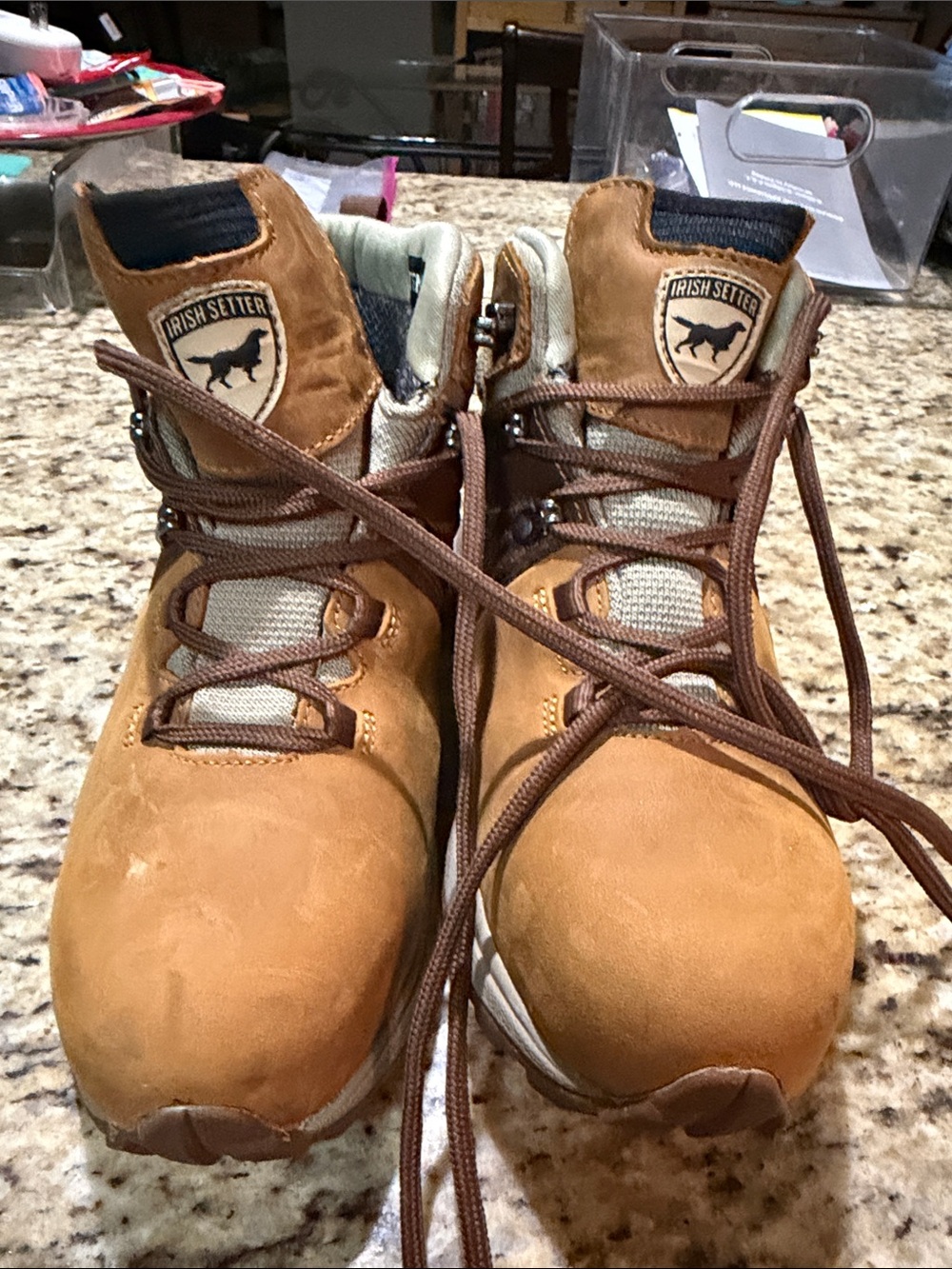 Irish Setter Tan Lace-Up Outdoor Boots